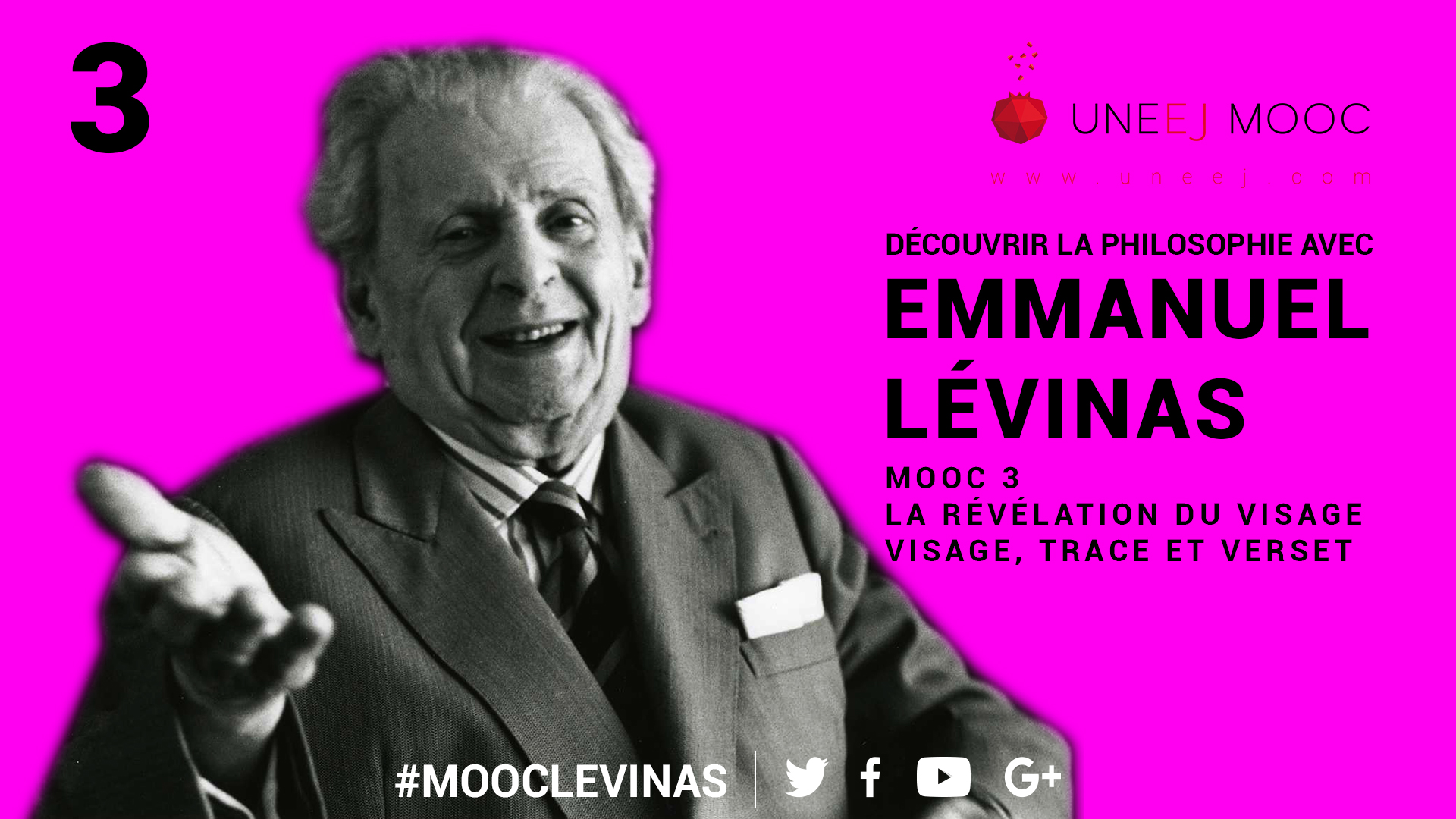 MOOC Découvrir la philosophie avec Emmanuel Lévinas : Visage, trace et verset CPEL03